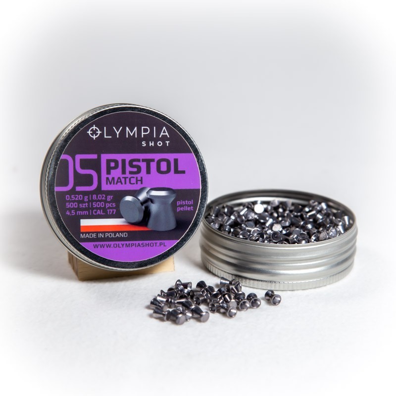 Olympia Shot Pistol Match (500 Tin)