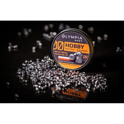 Olympia Shot Hobby Domed (500 Tin)